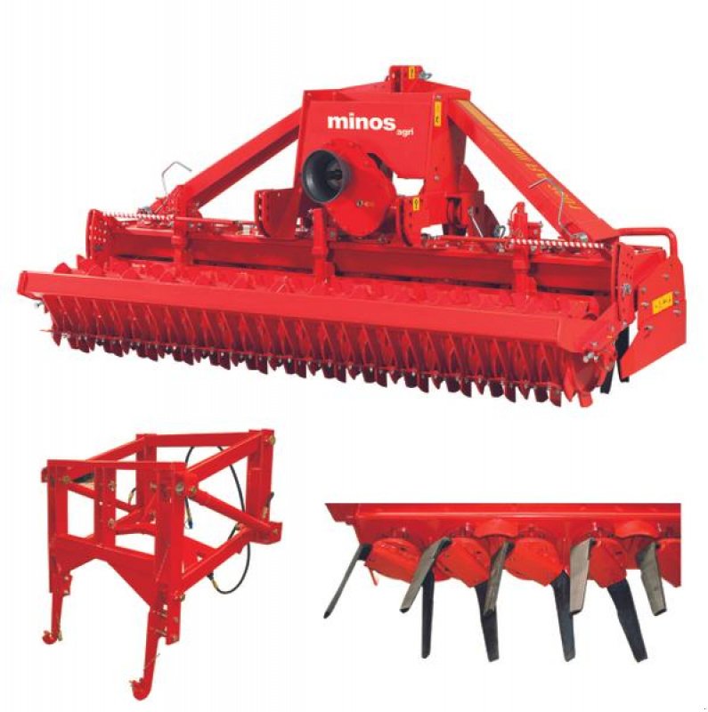 Kreiselegge des Typs Minos Agri Kreiselegge T-DRAM 3001 mit Packerwalze, Neumaschine in Münstermaifeld (Bild 15)