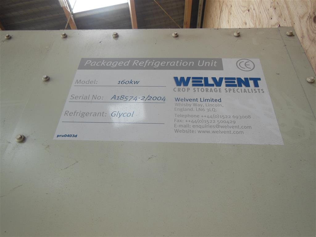 Sonstiges des Typs Sonstige Welvent kølemaskine 160 kw, Gebrauchtmaschine in Egtved (Bild 1)