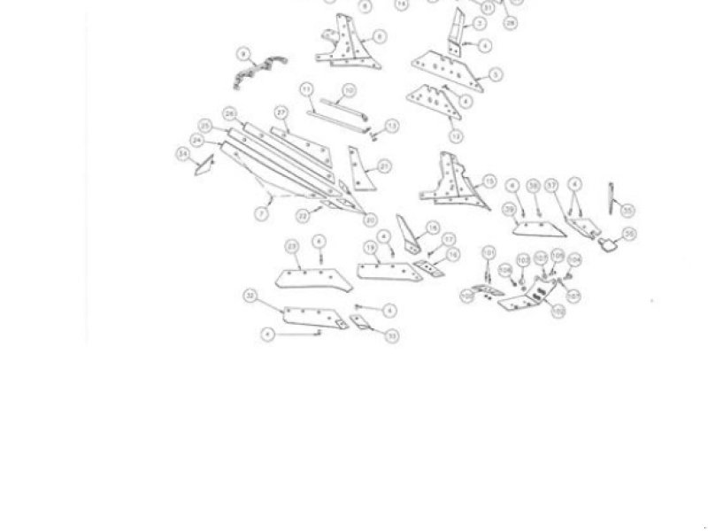 Pflug des Typs Kverneland 20 stk. quick holder krop 30, Gebrauchtmaschine in øster ulslev (Bild 1)