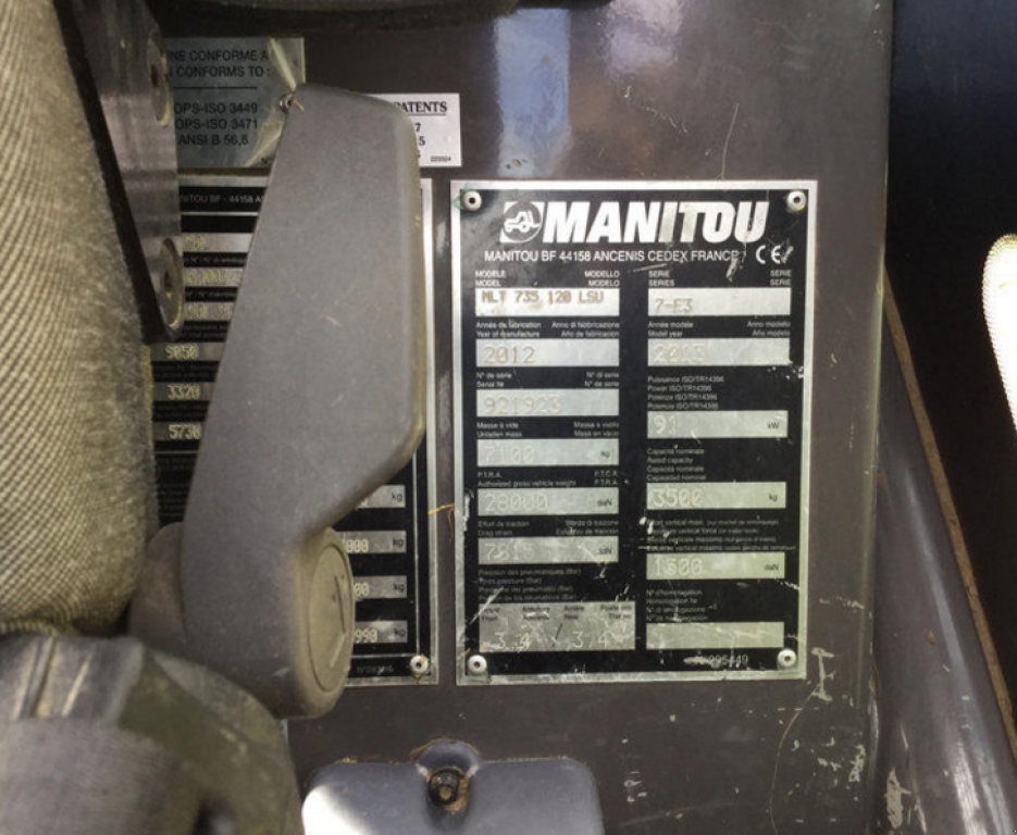 Teleskopstapler des Typs Manitou MLT 735 Premium, Neumaschine in Полтава (Bild 5)