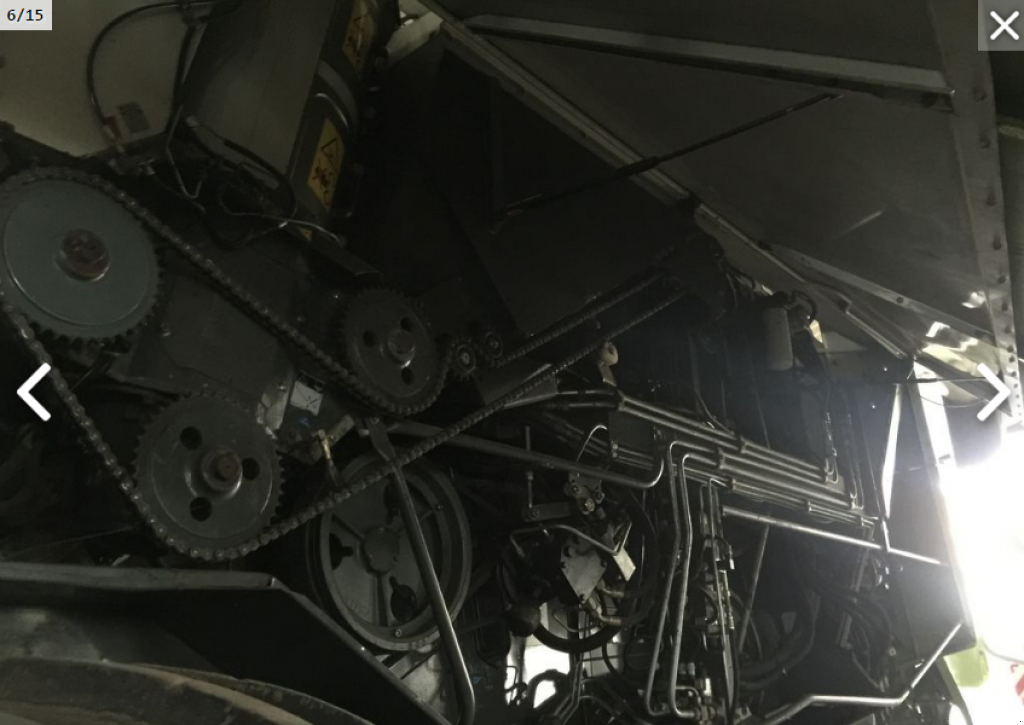 Oldtimer-Mähdrescher des Typs CLAAS Lexion 480, Neumaschine in Озеряни (Bild 7)