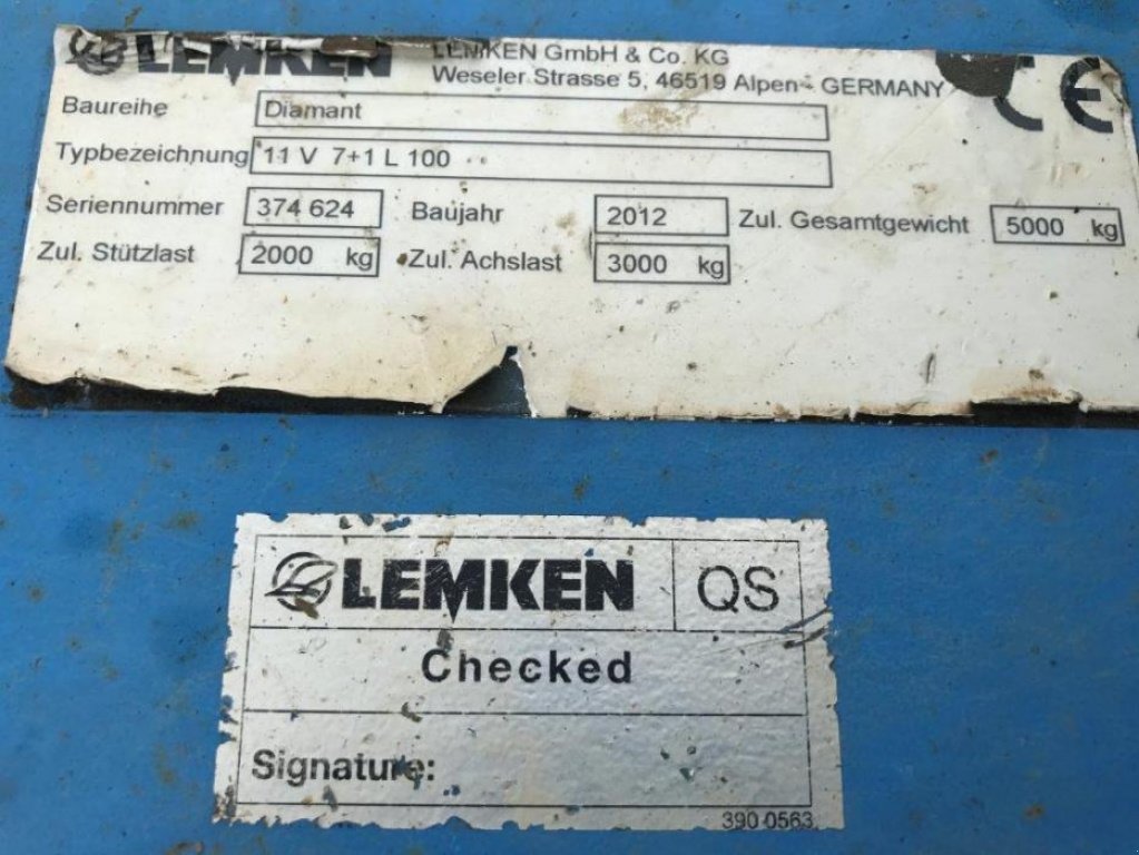 Scheibenpflug des Typs Lemken Diamant 11/7+1,  in Київ (Bild 4)