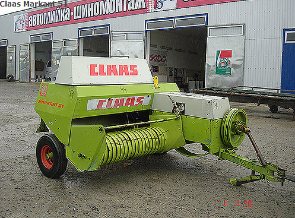 Hochdruckpresse des Typs CLAAS Markant 51,  in Рівне (Bild 3)