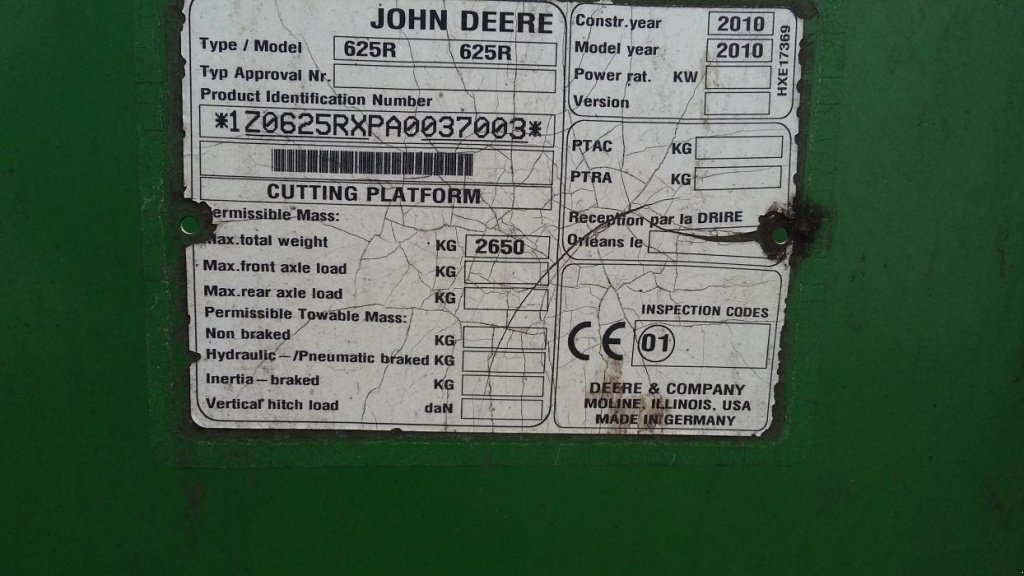 Oldtimer-Mähdrescher des Typs John Deere W650, Gebrauchtmaschine in Олександрія (Bild 11)