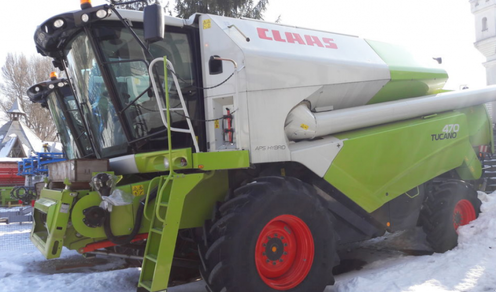 Oldtimer-Mähdrescher des Typs CLAAS Tucano 470, Neumaschine in Івано-Франківськ (Bild 1)