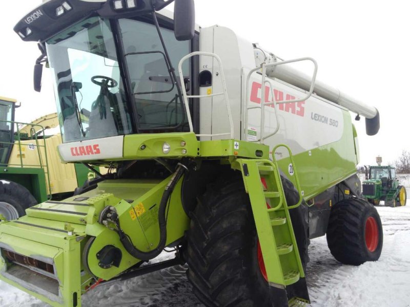 Oldtimer-Mähdrescher des Typs CLAAS 580, Neumaschine in Бродецьке (Bild 1)
