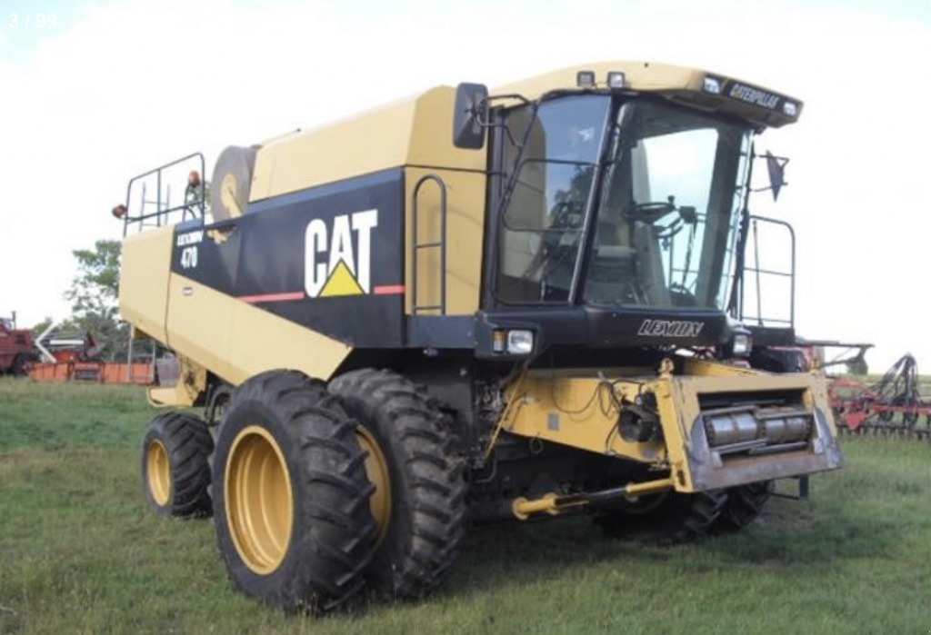 Oldtimer-Mähdrescher des Typs Caterpillar Lexion 470, Neumaschine in Біла Церква (Bild 1)