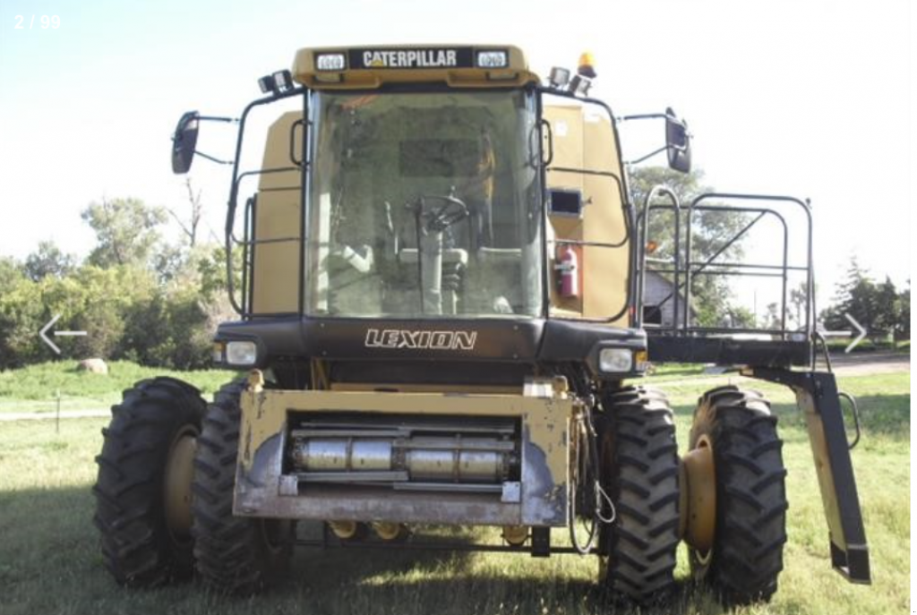 Oldtimer-Mähdrescher des Typs Caterpillar Lexion 470, Neumaschine in Біла Церква (Bild 2)