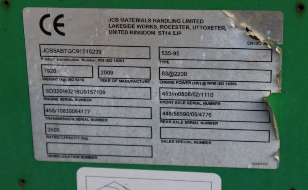 Teleskopstapler des Typs JCB 535-95, Neumaschine in Хмельницький (Bild 7)