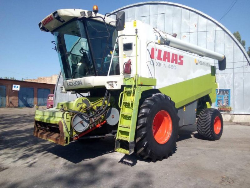 Oldtimer-Mähdrescher des Typs CLAAS Lexion 480 Evolution, Neumaschine in Житомир (Bild 1)