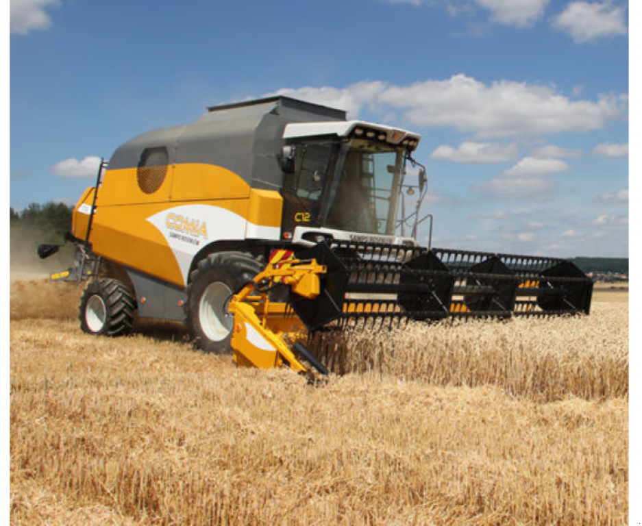 Oldtimer-Mähdrescher des Typs Sampo Comia C12, Neumaschine in Київ (Bild 3)