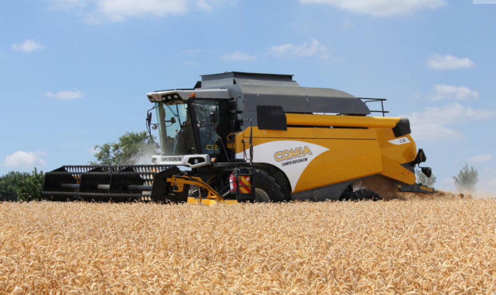 Oldtimer-Mähdrescher des Typs Sampo Comia C12, Neumaschine in Київ (Bild 1)