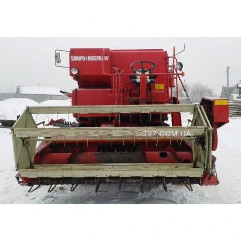 Oldtimer-Mähdrescher des Typs Sampo Sampo-Rosenlew, Neumaschine in Глеваха (Bild 2)