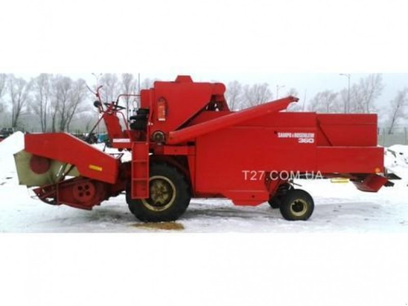 Oldtimer-Mähdrescher des Typs Sampo Sampo-Rosenlew, Neumaschine in Глеваха (Bild 1)