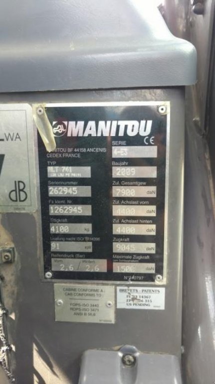 Teleskopstapler des Typs Manitou MLT 741, Neumaschine in Не обрано (Bild 9)