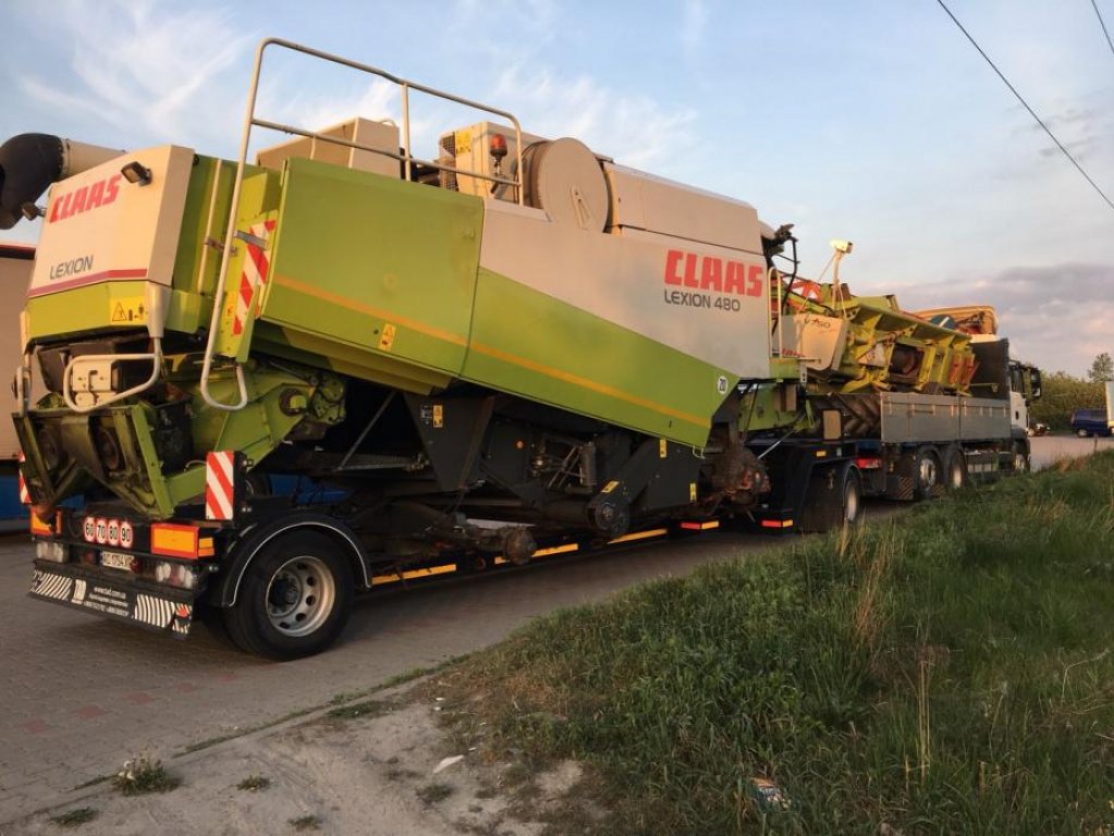 Oldtimer-Mähdrescher des Typs CLAAS Lexion 480, Neumaschine in Луцьк (Bild 7)