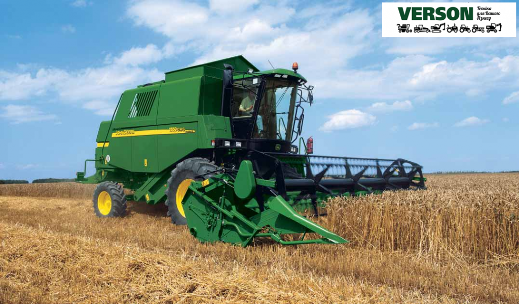 Oldtimer-Mähdrescher des Typs John Deere 1450 CWS, Neumaschine in Київ (Bild 1)