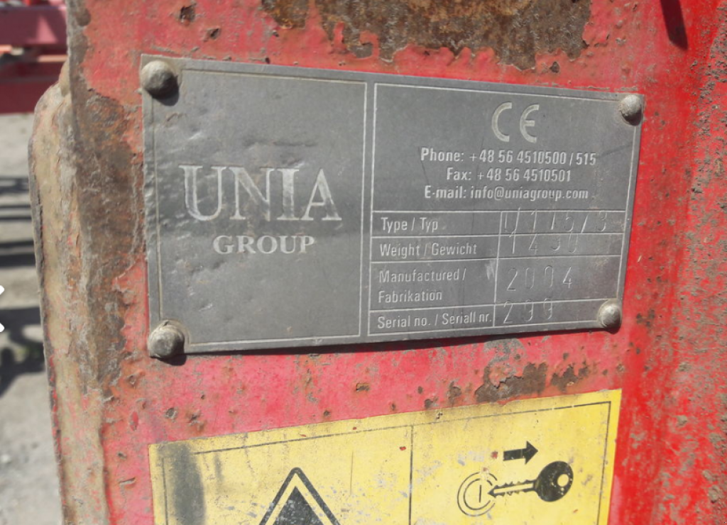 Scheibenpflug des Typs Unia Ibis 4+1,  in Київ (Bild 2)