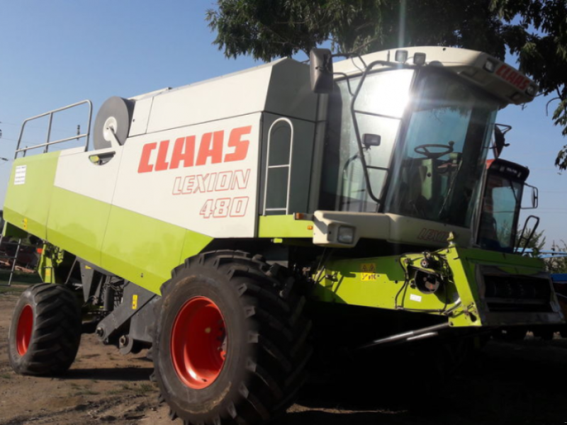 Oldtimer-Mähdrescher des Typs CLAAS Lexion 480, Neumaschine in Вінниця (Bild 1)