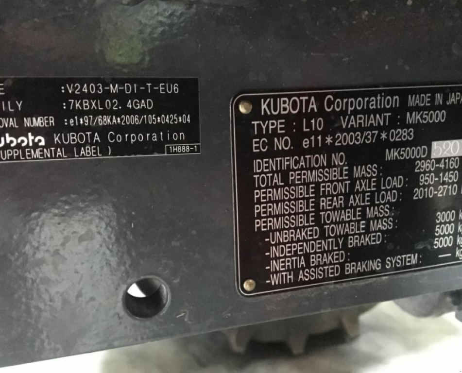 Hopfentraktor des Typs Kubota MK5000, Neumaschine in Золочів (Bild 2)