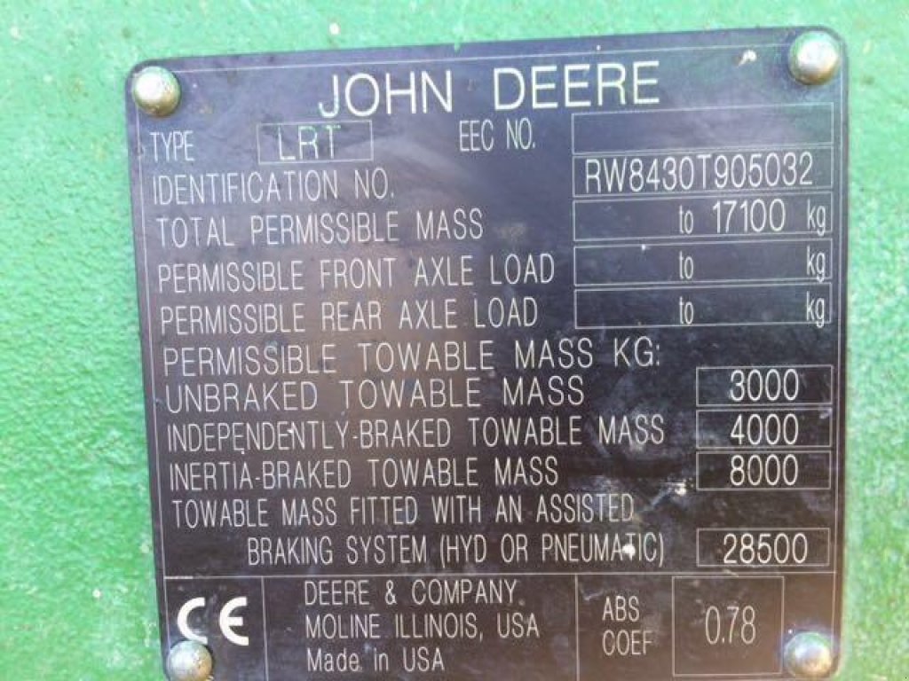 Raupentraktor des Typs John Deere 8430T, Neumaschine in Радехів (Bild 2)