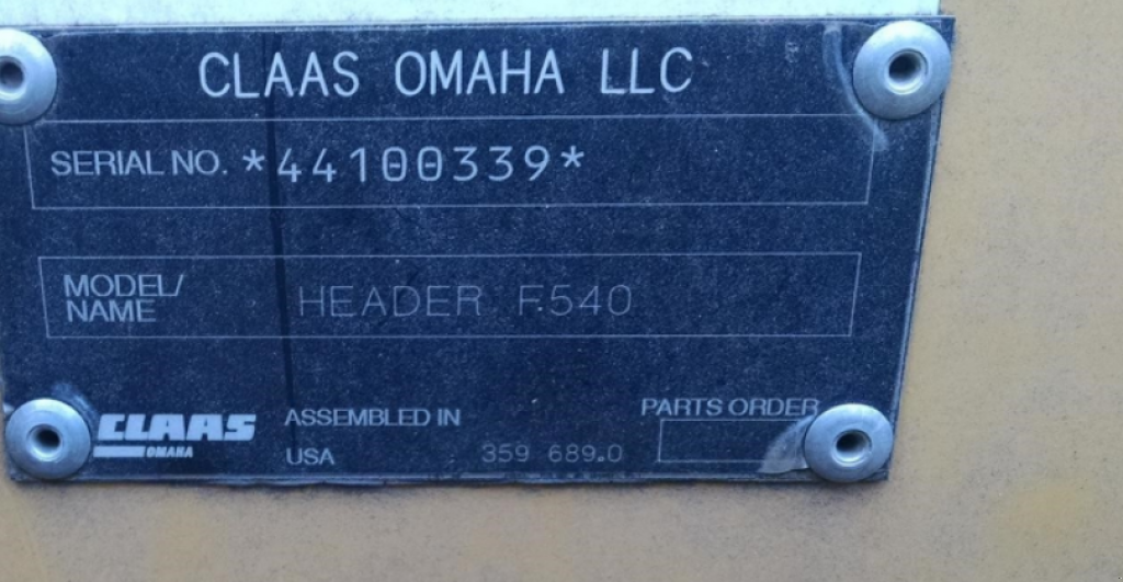 Schneidwerk des Typs CHALLENGER F540,  in Київ (Bild 8)