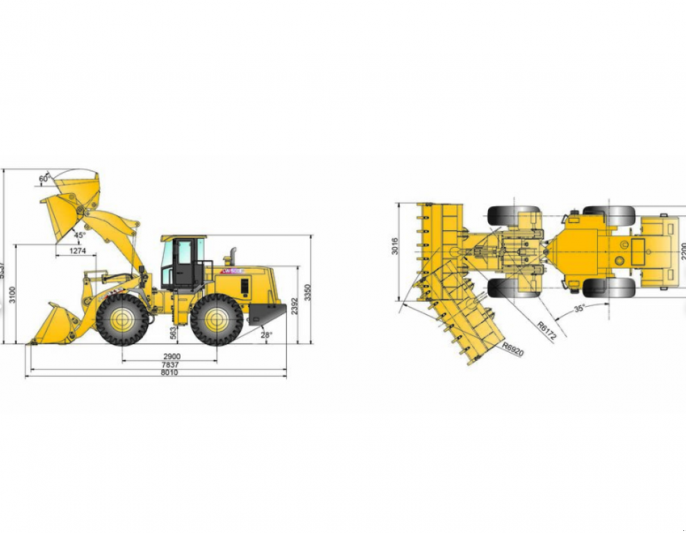 Frontlader des Typs XCMG LW 500F, Neumaschine in Київ (Bild 3)