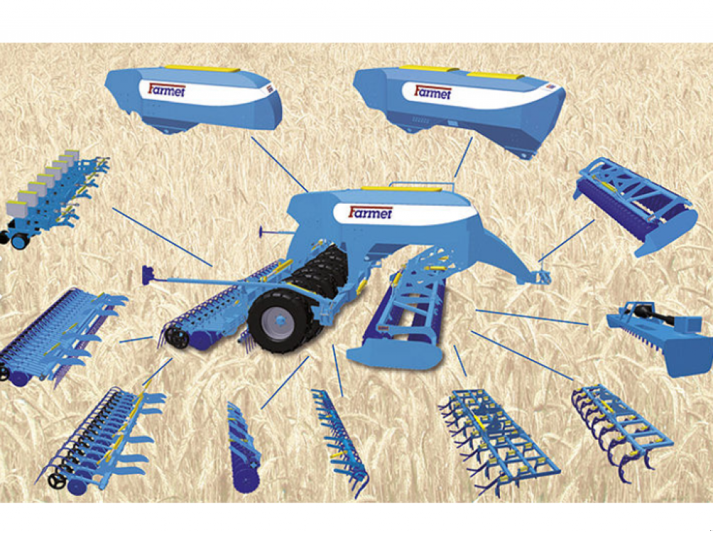 Kartoffelpflegetechnik des Typs Farmet Turbulent 5,  in Гуляйпо́ле (Bild 8)