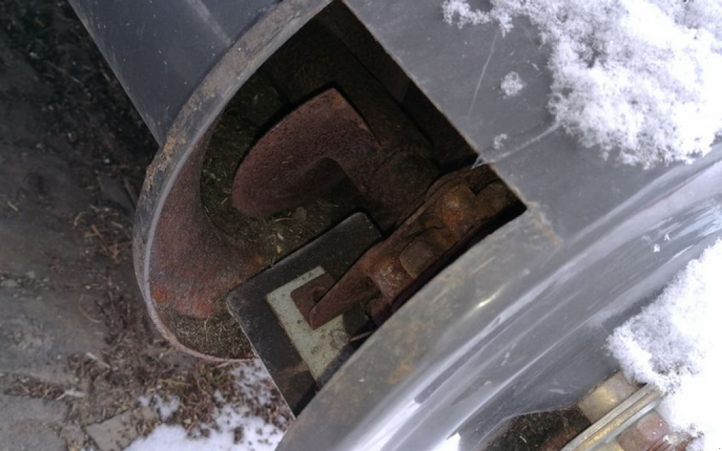 Oldtimer-Mähdrescher des Typs CLAAS Lexion 600 Terra-Track,  in Рівне (Bild 6)