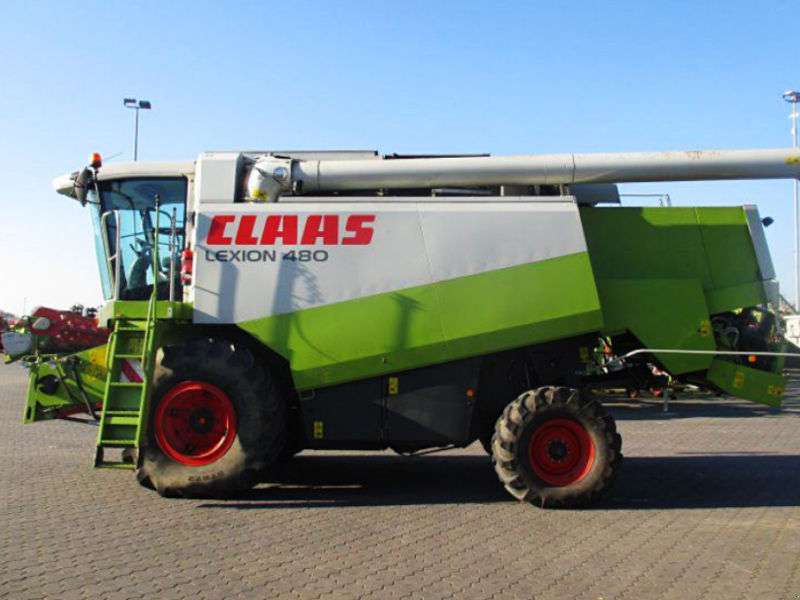 Oldtimer-Mähdrescher des Typs CLAAS Lexion 480 Evolution, Neumaschine in Житомир (Bild 1)