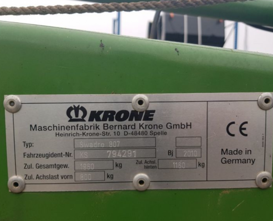 Schwader des Typs Krone Swadro 807,  in Київ (Bild 5)