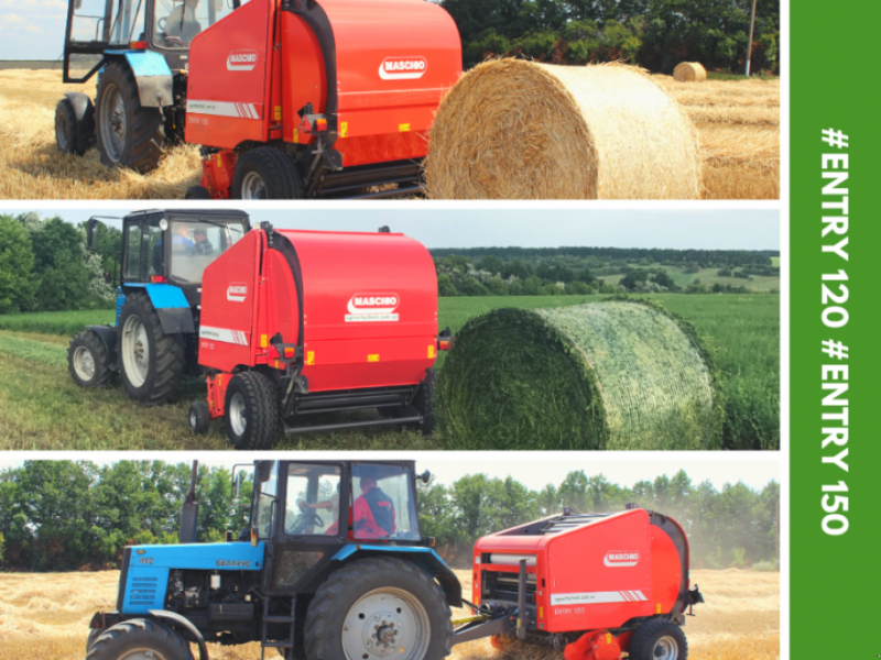 Rundballenpresse des Typs Nordsten Entry 120, Gebrauchtmaschine in Недригайлів (Bild 1)