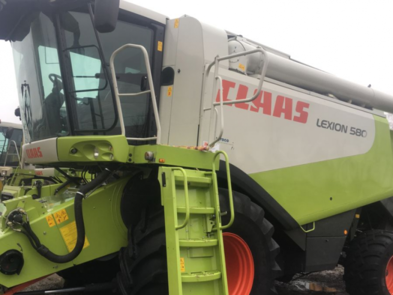 Oldtimer-Mähdrescher des Typs CLAAS Lexion 580, Neumaschine in Теплик (Bild 1)