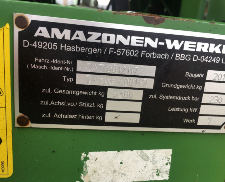 Wiesenegge des Typs Amazone Catros 6001-2,  in Теплик (Bild 2)