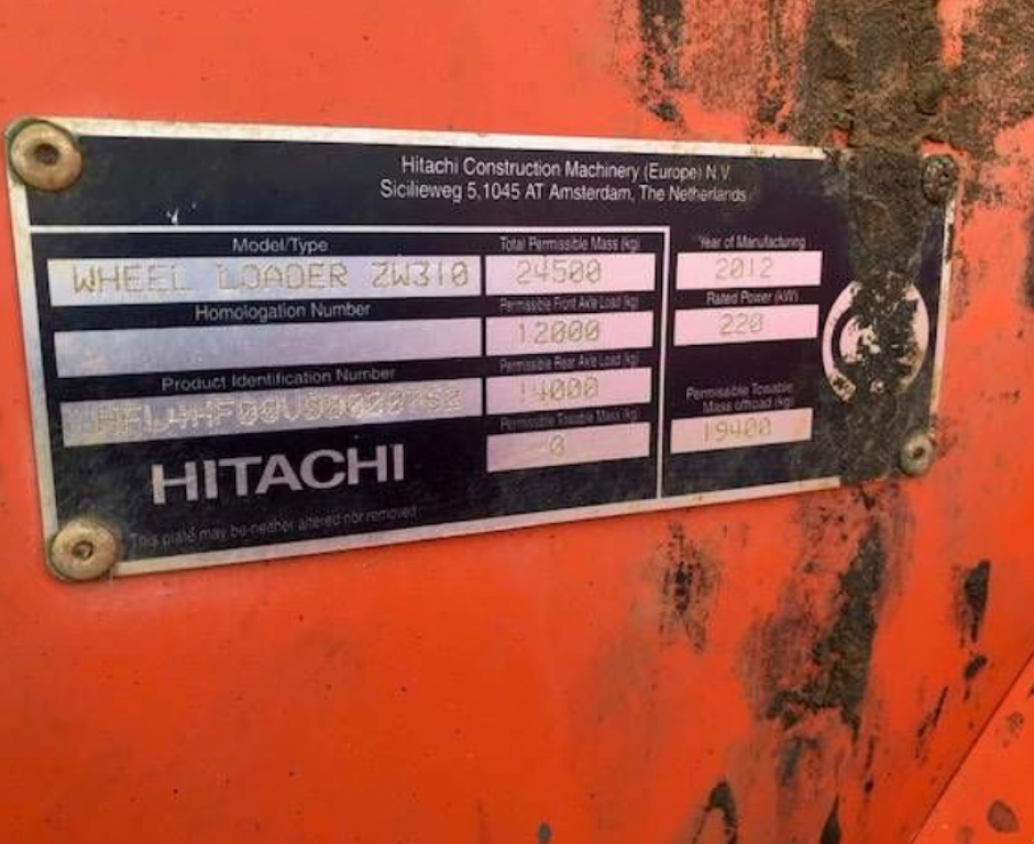 Frontlader des Typs Hitachi ZW310, Neumaschine in Київ (Bild 7)