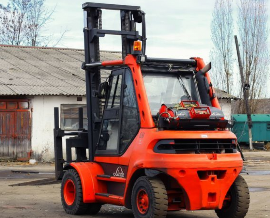 Gabelstapler des Typs Linde H80T,  in Київ (Bild 3)