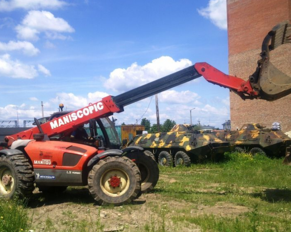 Teleskopstapler des Typs Manitou MLT 633 LS,  in Київ (Bild 5)