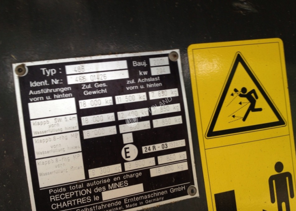 Oldtimer-Mähdrescher des Typs CLAAS Lexion 480, Neumaschine in Здолбунів (Bild 4)