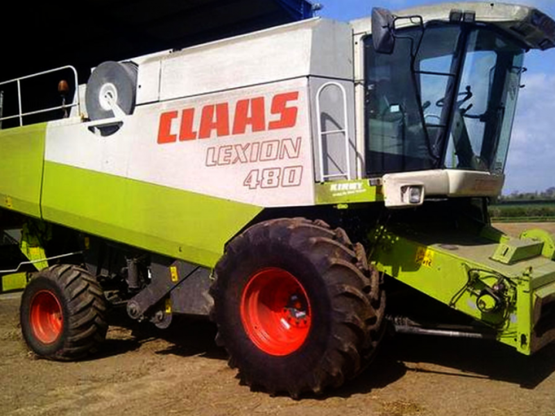 Oldtimer-Mähdrescher des Typs CLAAS Lexion 480, Neumaschine in Здолбунів (Bild 1)