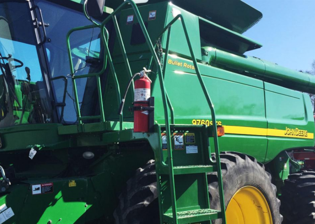 Oldtimer-Mähdrescher des Typs John Deere 9760 STS Bullet Rotor, Neumaschine in Здолбунів (Bild 4)