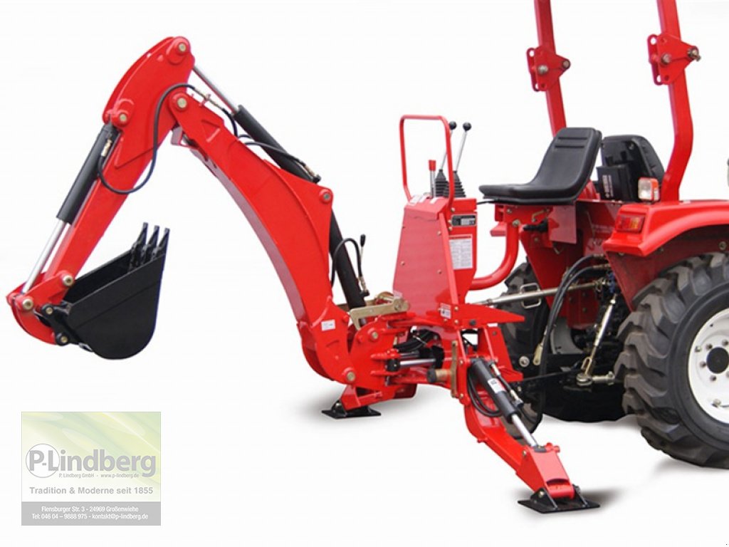 Sonstige Bagger & Lader des Typs P.Lindberg GmbH Hydraulischer Heckbagger für Traktoren 3-Punkt Schaufel Haus NEU, Neumaschine in Großenwiehe (Bild 1)