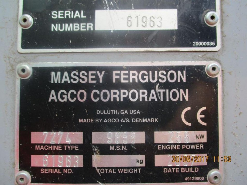 Oldtimer-Mähdrescher des Typs Massey Ferguson 7274 Cerea, Neumaschine in Не обрано (Bild 2)