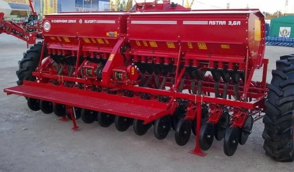 Direktsaatmaschine des Typs CHERVONA ZIRKA Astra 3,6A,  in Пологи (Bild 1)