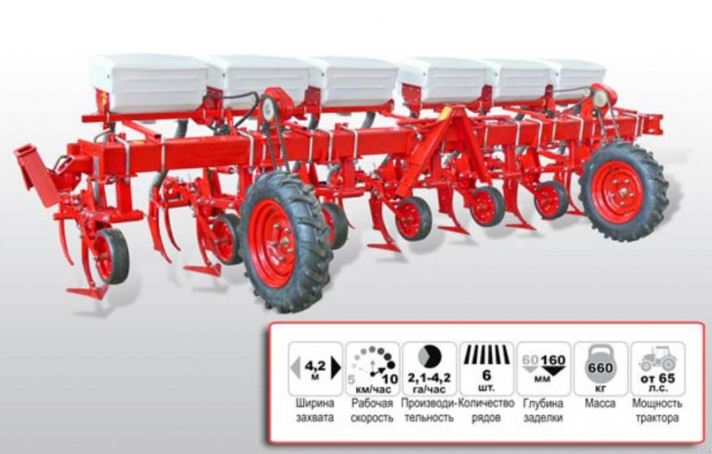 Kartoffelpflegetechnik des Typs CHERVONA ZIRKA Altair 4,2-04,  in Пологи (Bild 2)