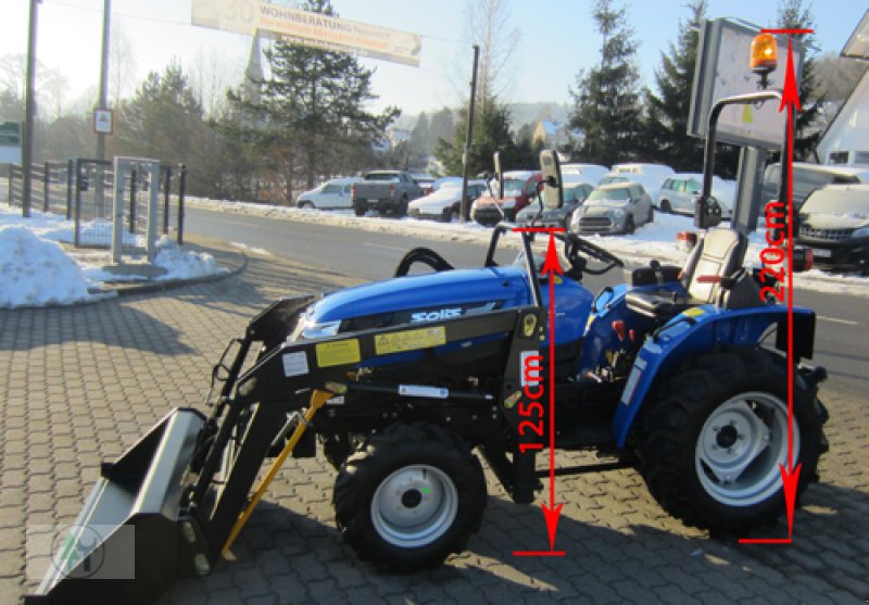 Traktor des Typs Solis Kleintraktor SOLIS 20 Traktor mit Allrad Frontlader 1,20m neu (Aufpreis KFZ-Brief), Neumaschine in Schwarzenberg (Bild 2)