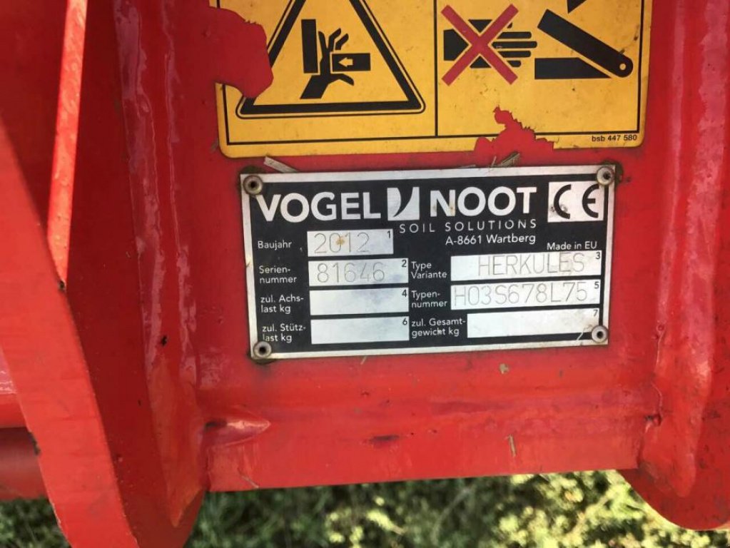 Scheibenpflug des Typs Vogel & Noot Herkules 1000,  in Київ (Bild 2)