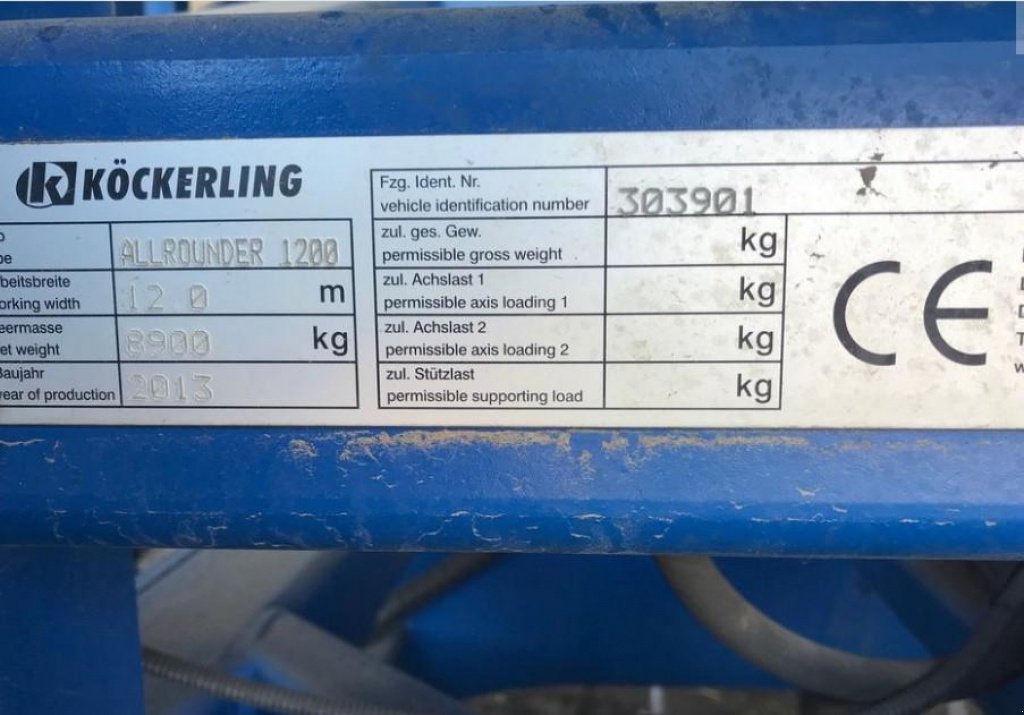 Kartoffelpflegetechnik des Typs Köckerling Allrounder 1200,  in Черкаси (Bild 2)