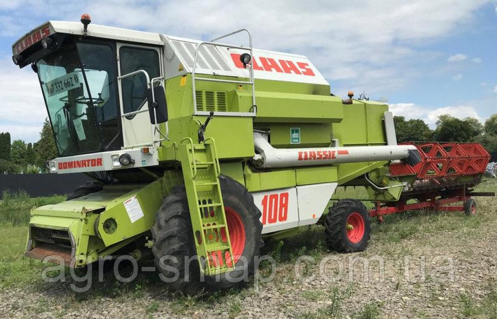 Oldtimer-Mähdrescher des Typs CLAAS Dominator 108 S, Neumaschine in Горохів (Bild 1)
