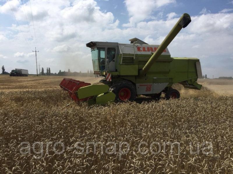 Oldtimer-Mähdrescher des Typs CLAAS Dominator 98,  in Горохів (Bild 1)