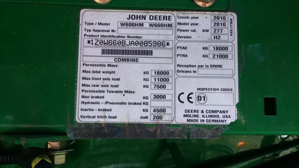 Oldtimer-Mähdrescher des Typs John Deere W660, Neumaschine in Подворки (Bild 7)